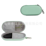 Oval Glasses Case Light Green 18*8*5CM