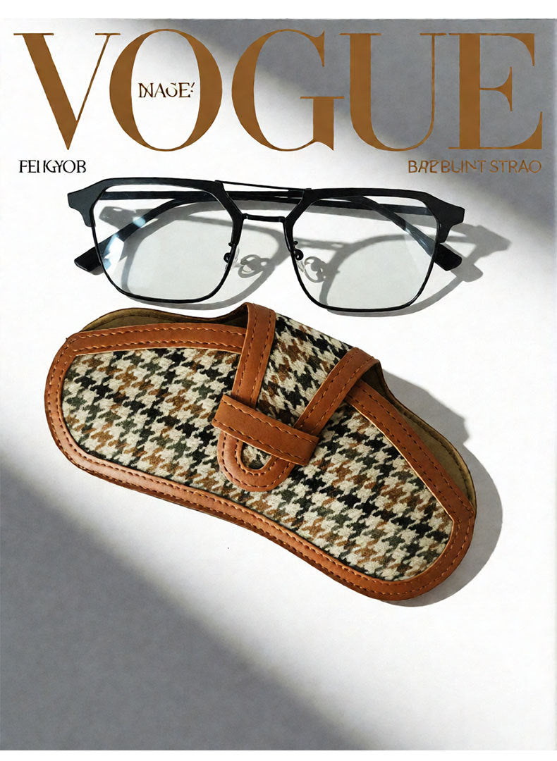 Canvas Glasses Pouch In Black For Durable And Stylish Eyewear Protection