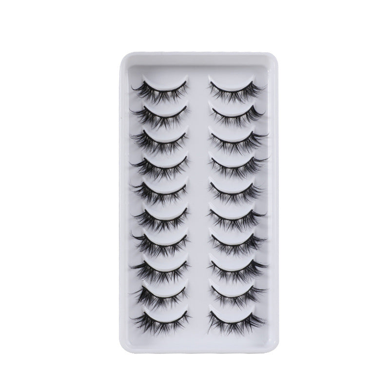 False Eyelashes Made Of High-Quality Artificial Fiber For Natural And Lightweight Eye Enhancement