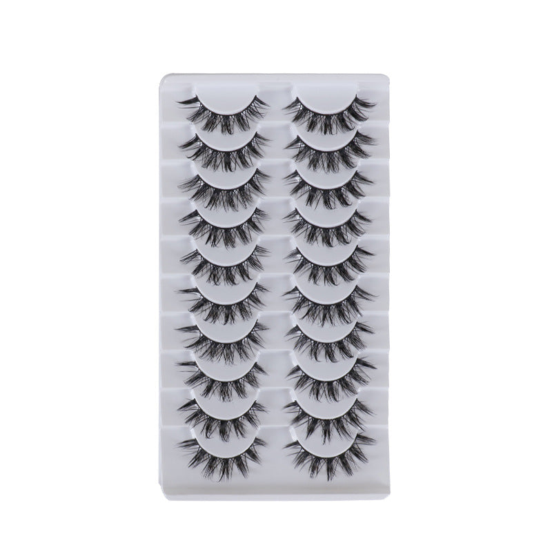 False Eyelashes Made Of High-Quality Artificial Fiber For Natural And Lightweight Eye Enhancement