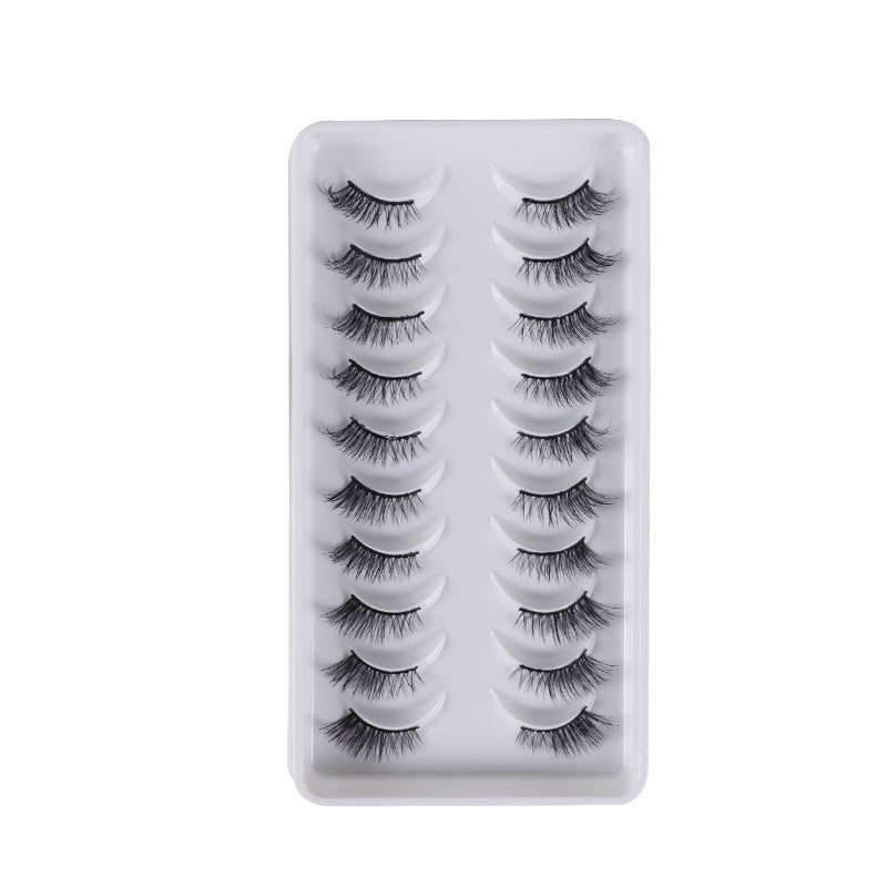 False Eyelashes Made Of High-Quality Artificial Fiber For Natural And Lightweight Eye Enhancement
