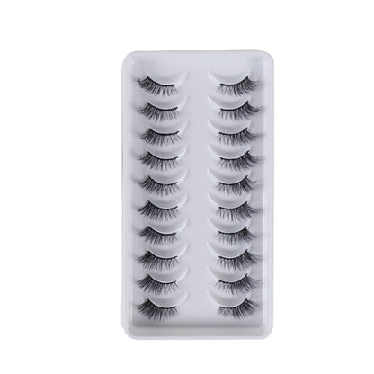 False Eyelashes Made Of High-Quality Artificial Fiber For Natural And Lightweight Eye Enhancement
