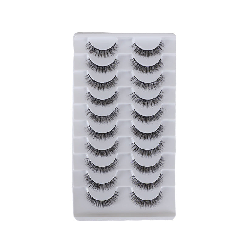 False Eyelashes Made Of High-Quality Artificial Fiber For Natural And Lightweight Eye Enhancement