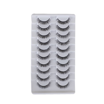False Eyelashes Made Of High-Quality Artificial Fiber For Natural And Lightweight Eye Enhancement