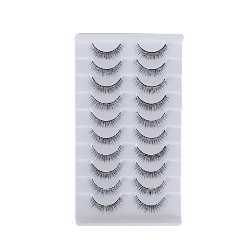 False Eyelashes Made Of High-Quality Artificial Fiber For Natural And Lightweight Eye Enhancement