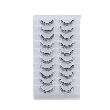 False Eyelashes Made Of High-Quality Artificial Fiber For Natural And Lightweight Eye Enhancement
