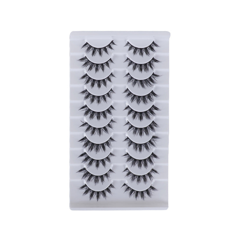 False Eyelashes Made Of High-Quality Artificial Fiber For Natural And Lightweight Eye Enhancement