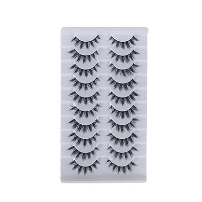 False Eyelashes Made Of High-Quality Artificial Fiber For Natural And Lightweight Eye Enhancement