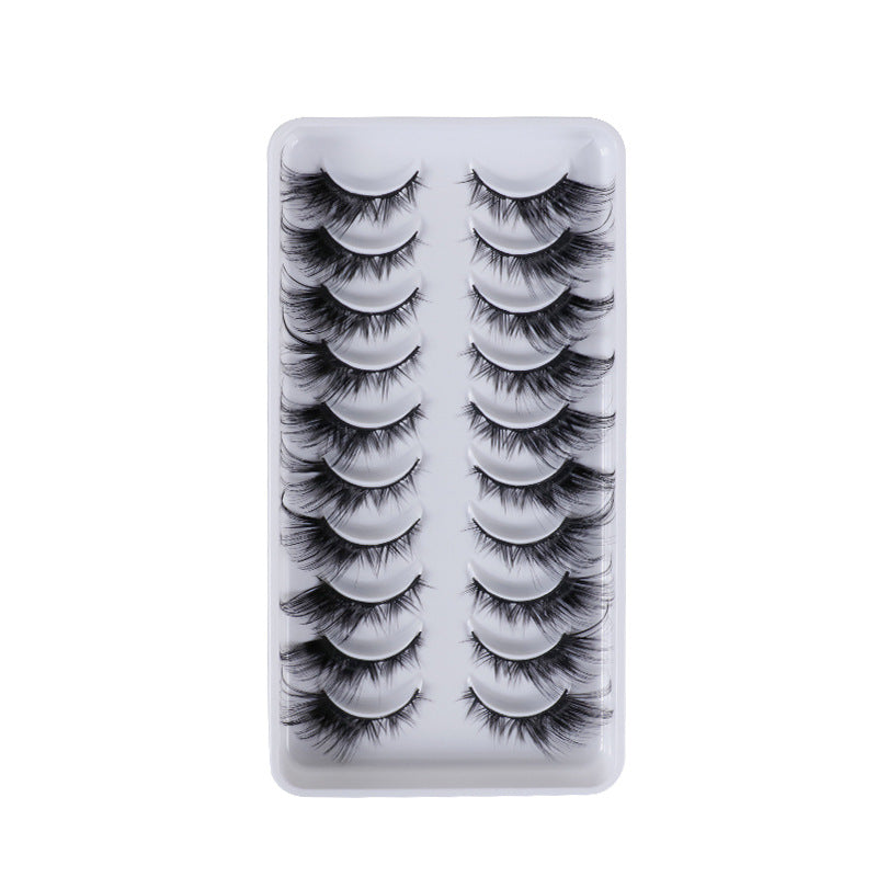 False Eyelashes Made Of High-Quality Artificial Fiber For Natural And Lightweight Eye Enhancement