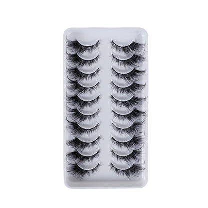 False Eyelashes Made Of High-Quality Artificial Fiber For Natural And Lightweight Eye Enhancement
