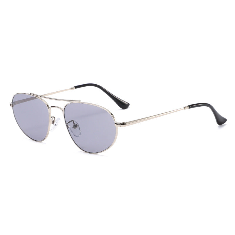 Men's Aviator Sunglasses With Full Frame And PC Lens Material In Golden, Perfect For Spring And Summer