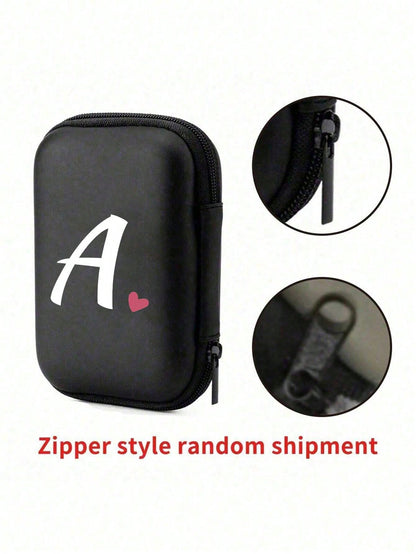 Unisex Square Polyester Letter Pattern Digital Bag, Stylish Small Square Bag For Everyday Use