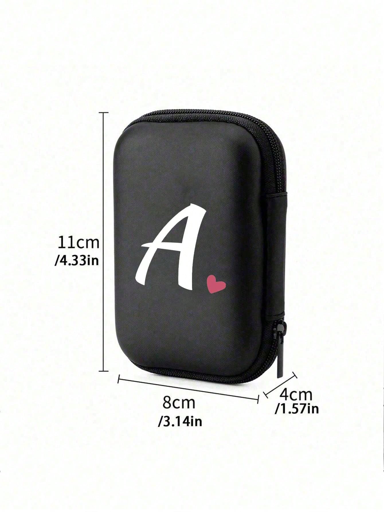 Unisex Square Polyester Letter Pattern Digital Bag, Stylish Small Square Bag For Everyday Use