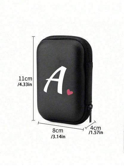 Unisex Square Polyester Letter Pattern Digital Bag, Stylish Small Square Bag For Everyday Use