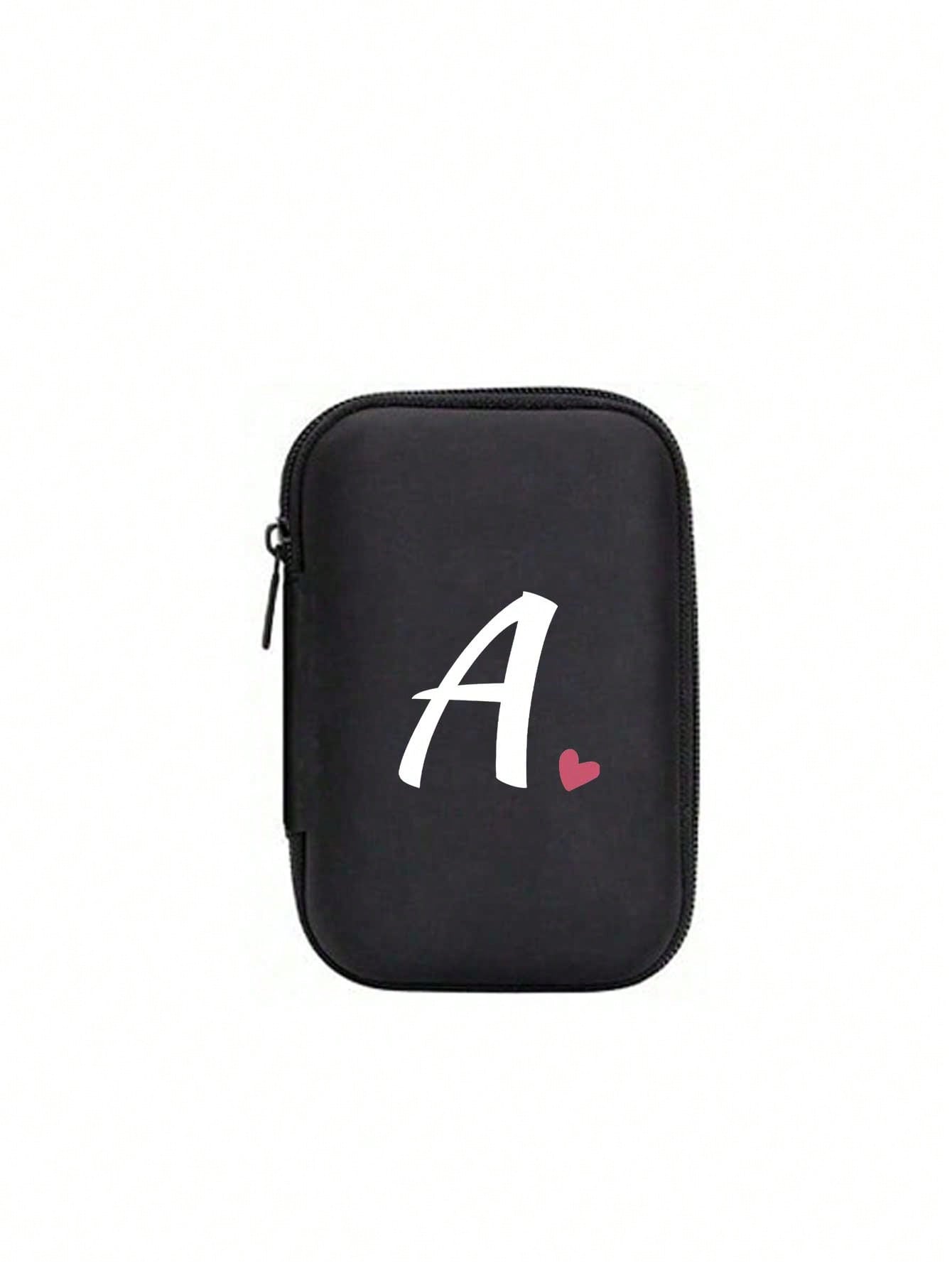 Unisex Square Polyester Letter Pattern Digital Bag, Stylish Small Square Bag For Everyday Use