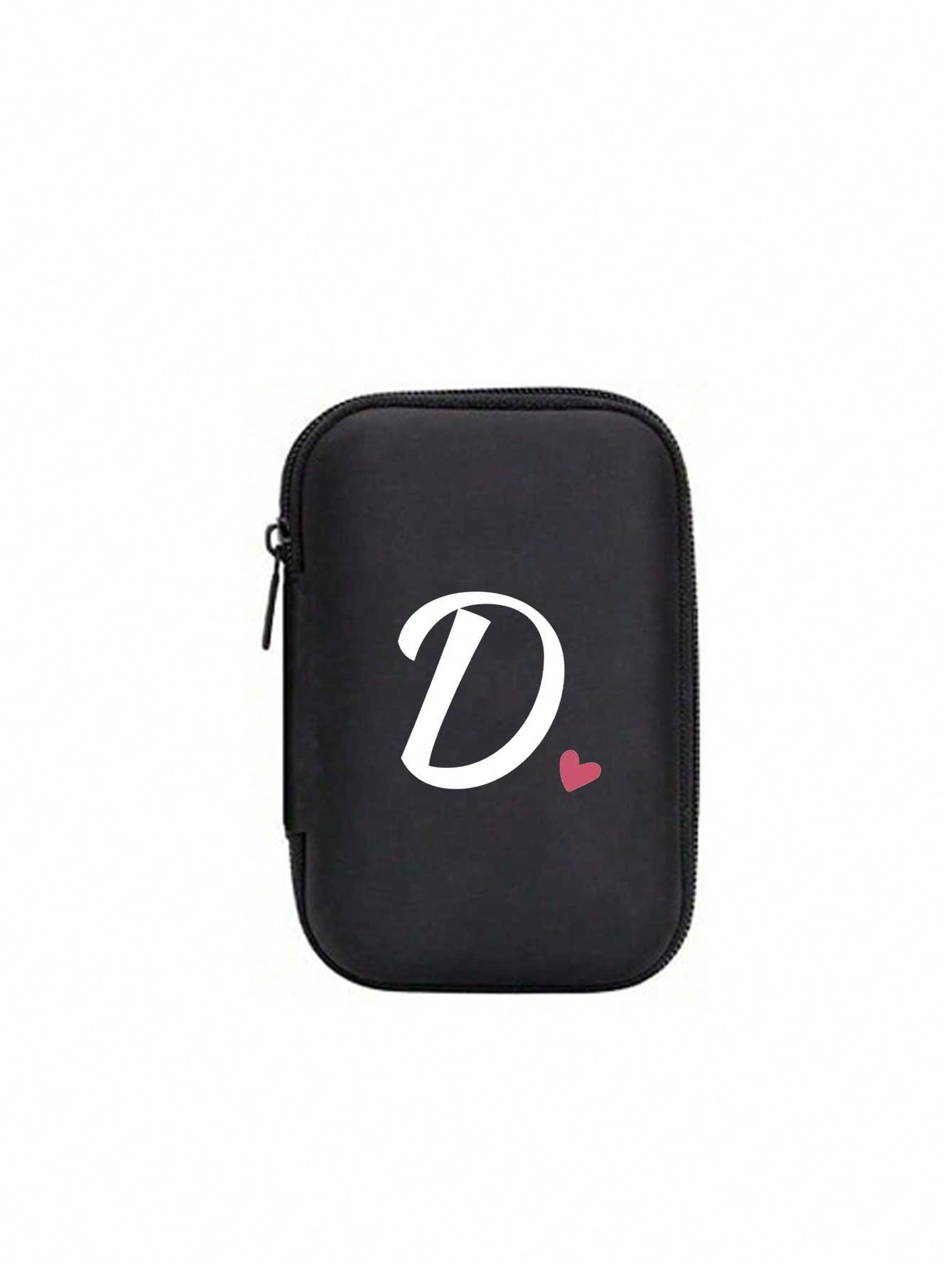 Unisex Square Polyester Letter Pattern Digital Bag, Stylish Small Square Bag For Everyday Use