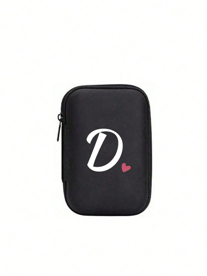 Unisex Square Polyester Letter Pattern Digital Bag, Stylish Small Square Bag For Everyday Use