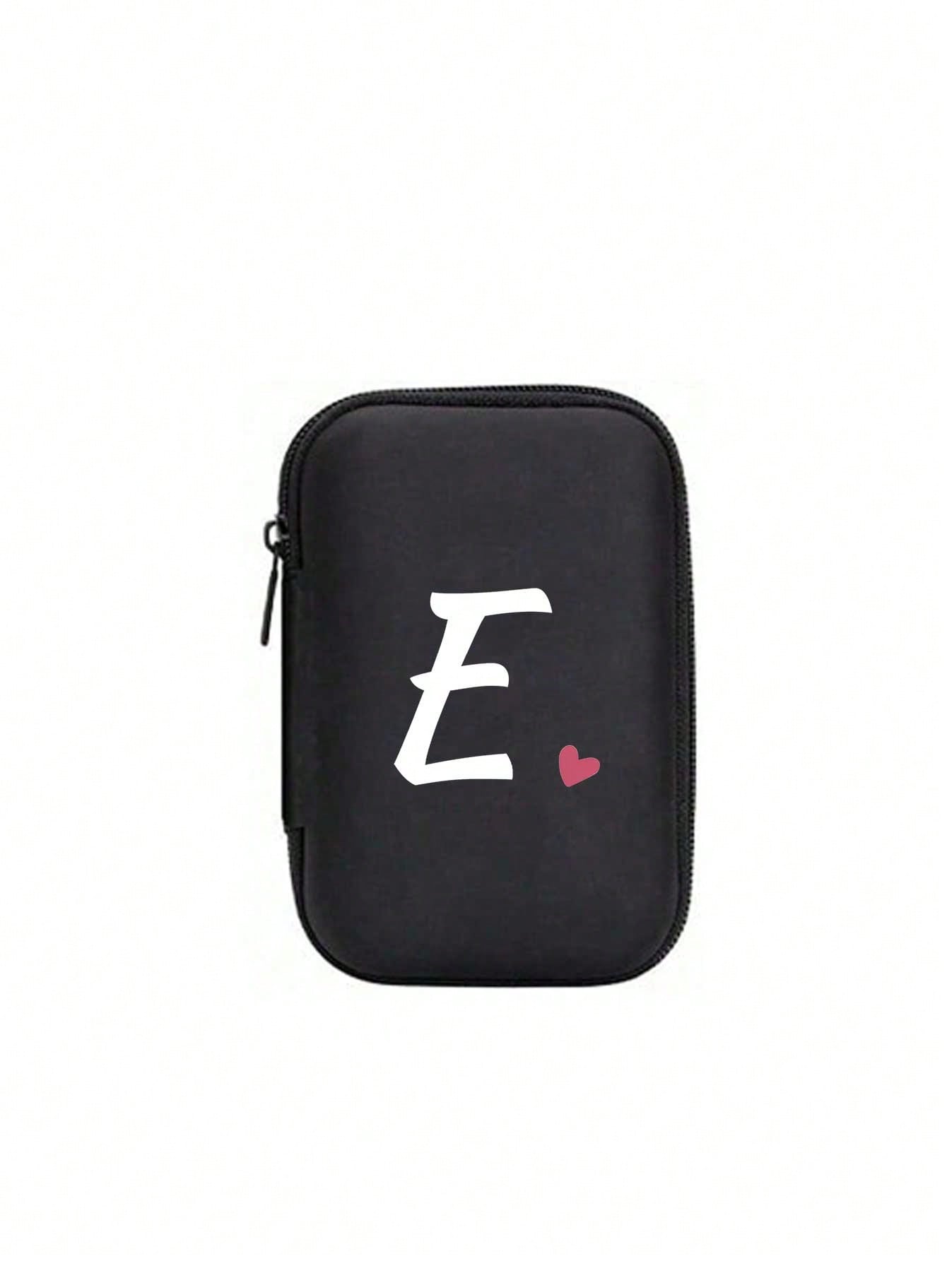 Unisex Square Polyester Letter Pattern Digital Bag, Stylish Small Square Bag For Everyday Use