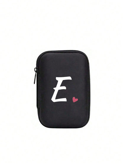 Unisex Square Polyester Letter Pattern Digital Bag, Stylish Small Square Bag For Everyday Use