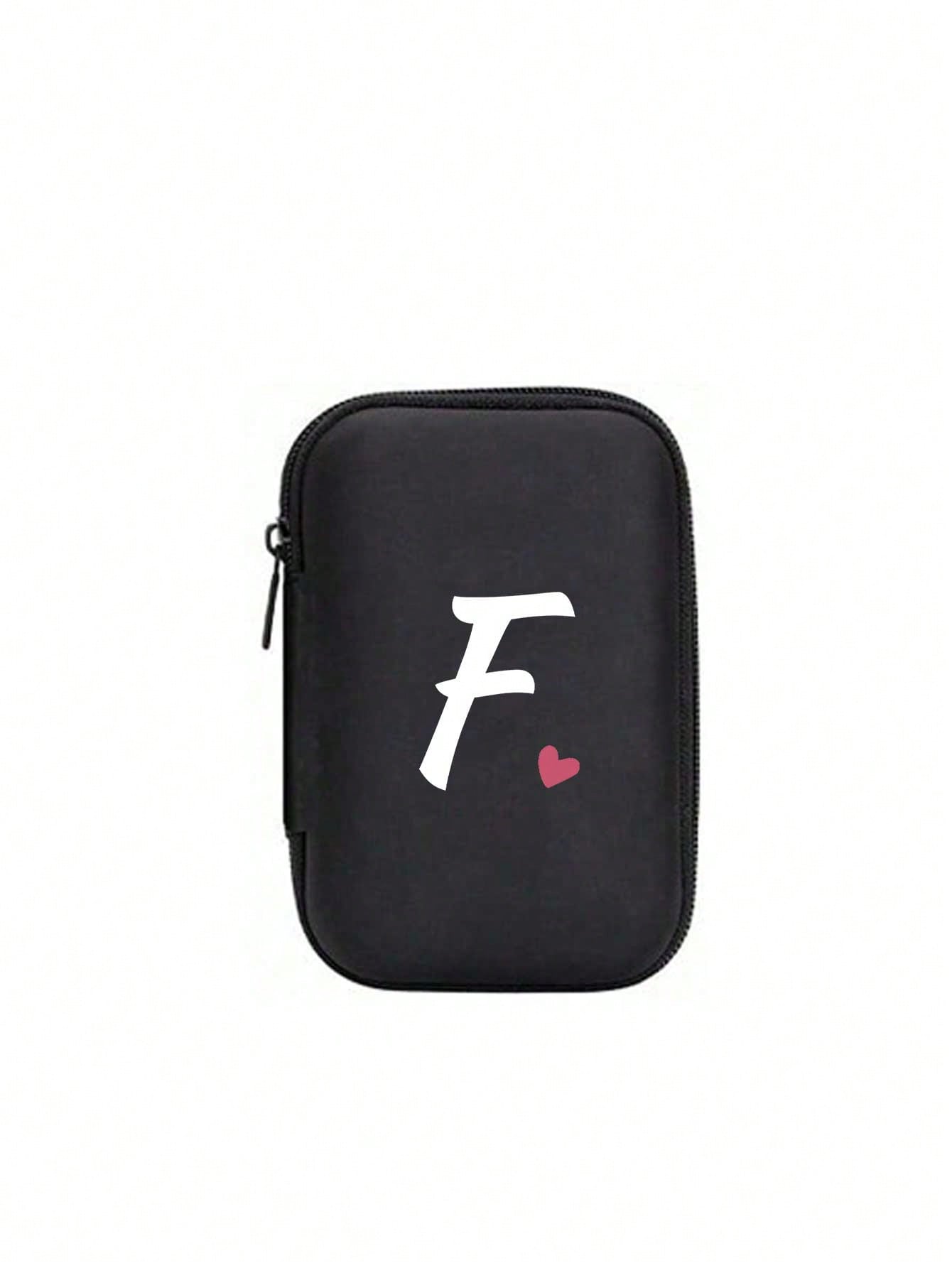 Unisex Square Polyester Letter Pattern Digital Bag, Stylish Small Square Bag For Everyday Use