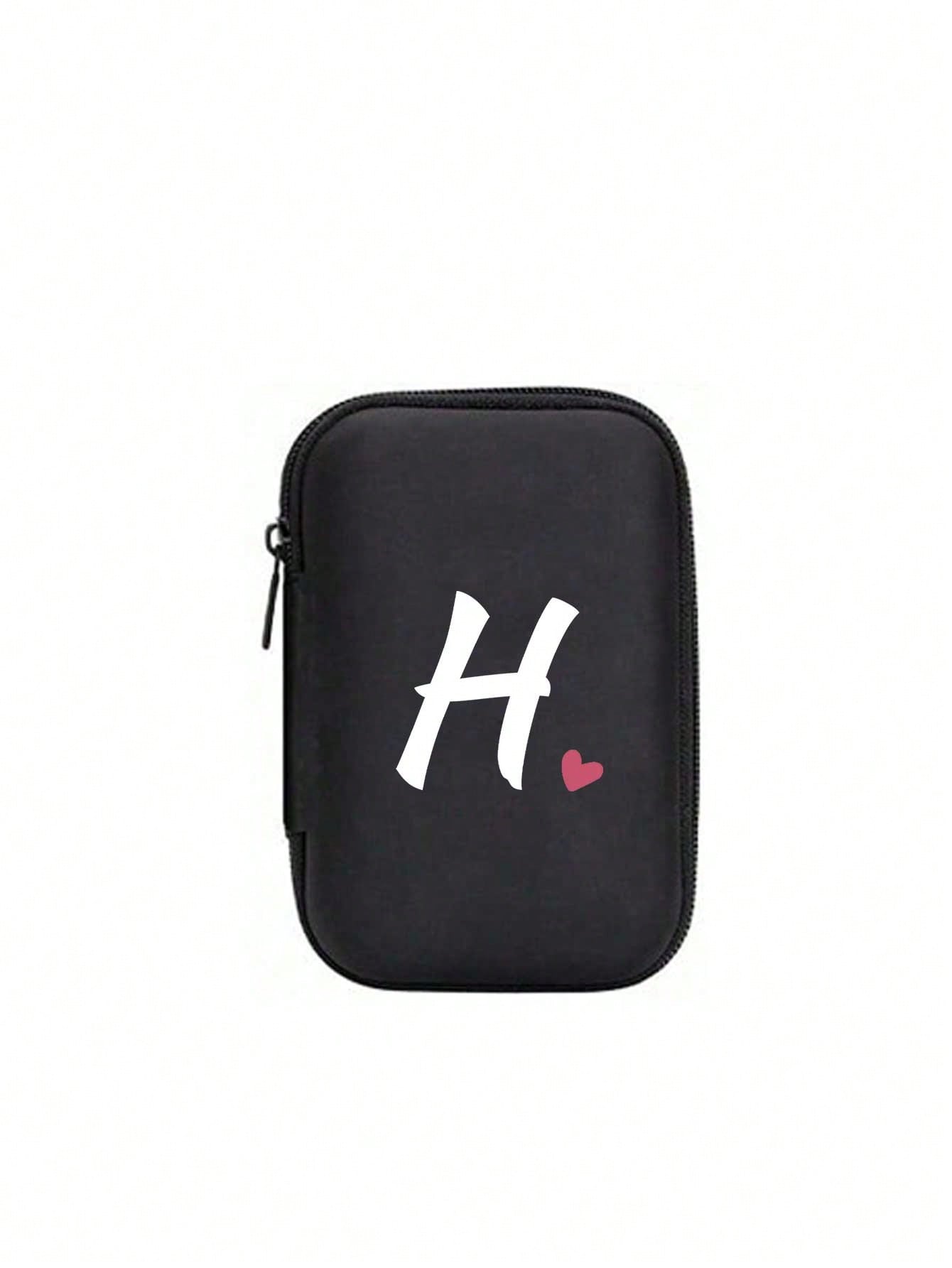 Unisex Square Polyester Letter Pattern Digital Bag, Stylish Small Square Bag For Everyday Use
