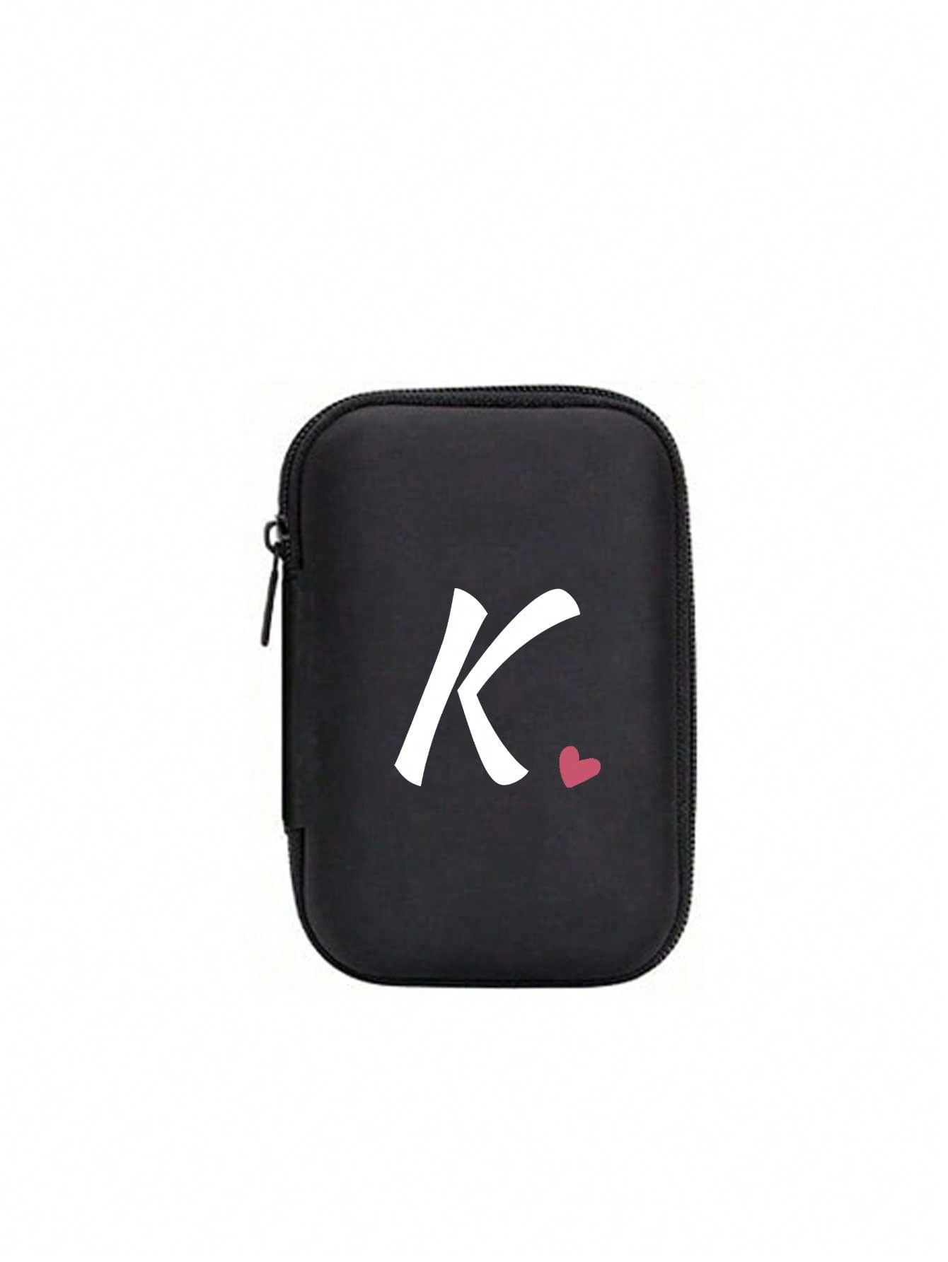 Unisex Square Polyester Letter Pattern Digital Bag, Stylish Small Square Bag For Everyday Use