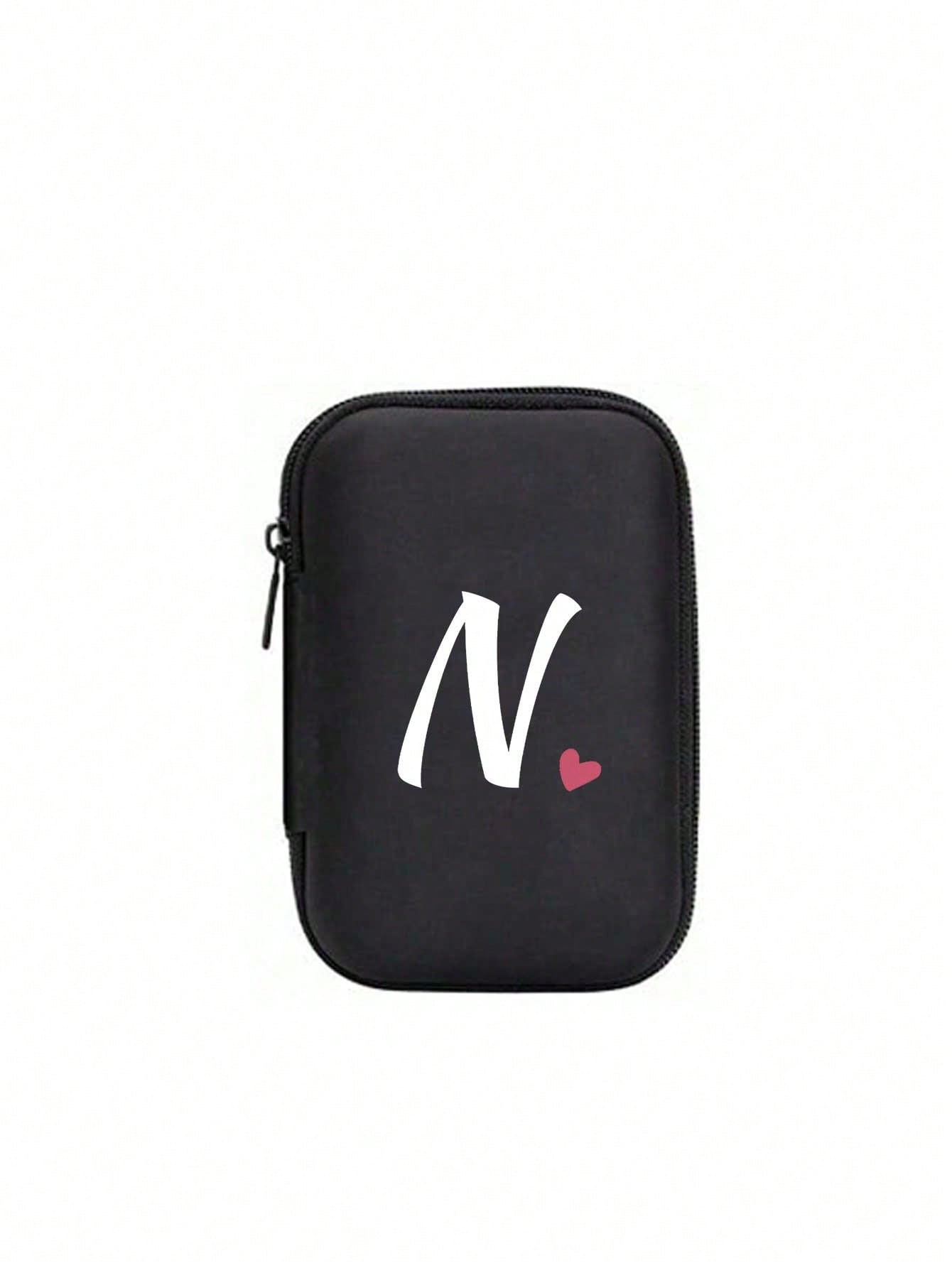 Unisex Square Polyester Letter Pattern Digital Bag, Stylish Small Square Bag For Everyday Use
