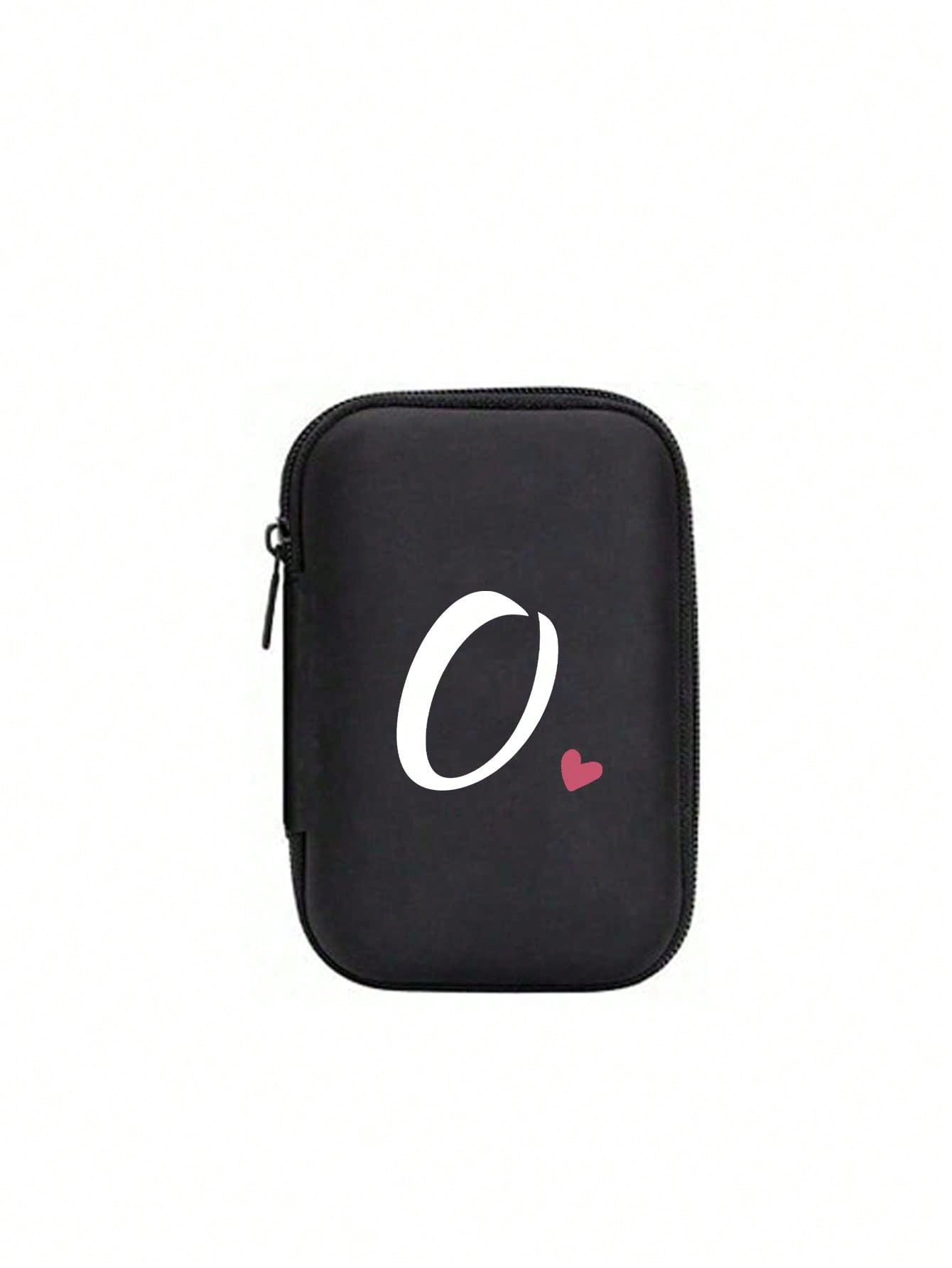 Unisex Square Polyester Letter Pattern Digital Bag, Stylish Small Square Bag For Everyday Use