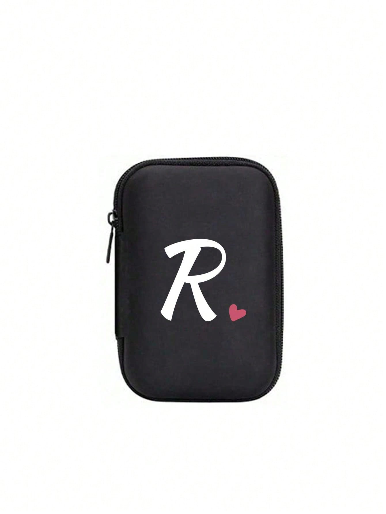 Unisex Square Polyester Letter Pattern Digital Bag, Stylish Small Square Bag For Everyday Use
