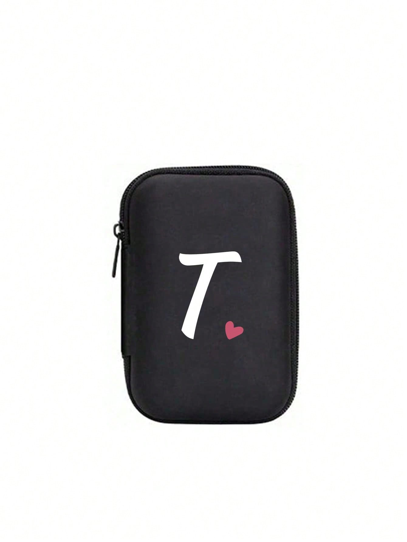 Unisex Square Polyester Letter Pattern Digital Bag, Stylish Small Square Bag For Everyday Use