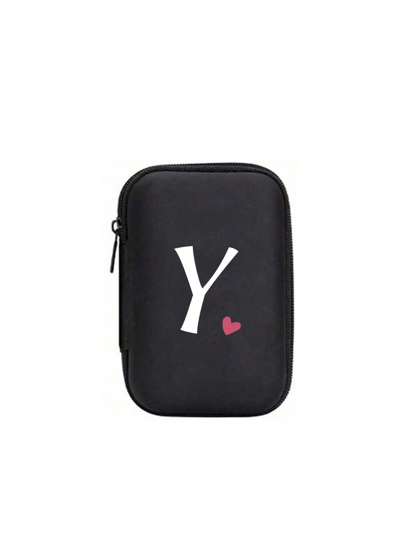Unisex Square Polyester Letter Pattern Digital Bag, Stylish Small Square Bag For Everyday Use