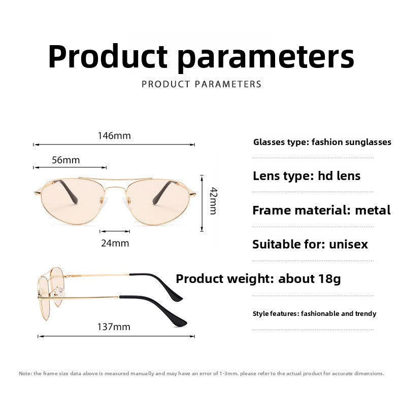 Men's Aviator Sunglasses With Full Frame And PC Lens Material In Golden, Perfect For Spring And Summer