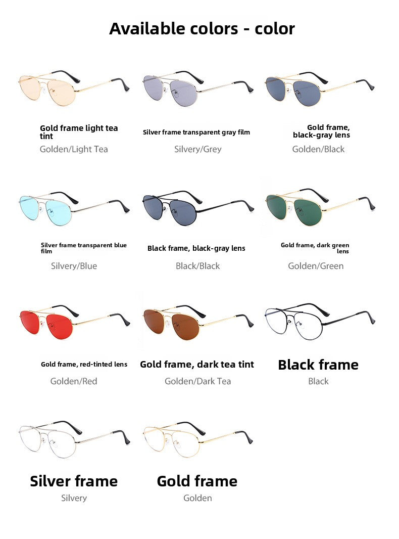 Men's Aviator Sunglasses With Full Frame And PC Lens Material In Golden, Perfect For Spring And Summer