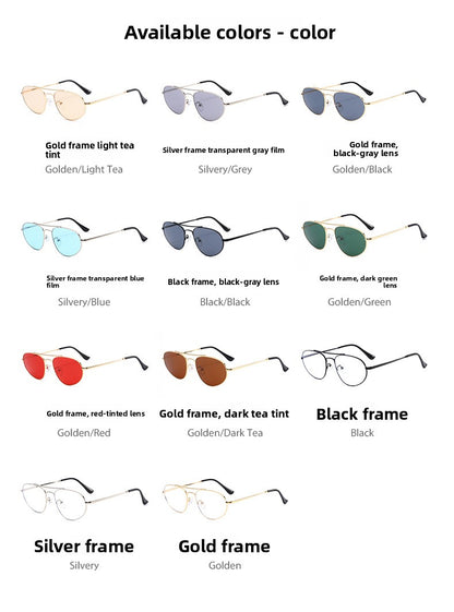 Men's Aviator Sunglasses With Full Frame And PC Lens Material In Golden, Perfect For Spring And Summer
