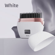 -mini Portable Hair Straightening Comb-[White]