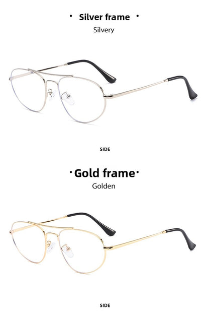 Men's Aviator Sunglasses With Full Frame And PC Lens Material In Golden, Perfect For Spring And Summer