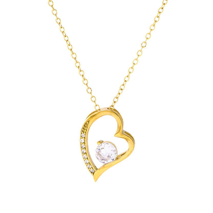 Heart Shape Necklace For Women Made Of Durable 304 Stainless Steel Featuring Elegant Golden Finish