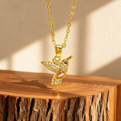 Copper Animal Necklace For Stylish Wear, Featuring A Golden Finish, 1 Piece