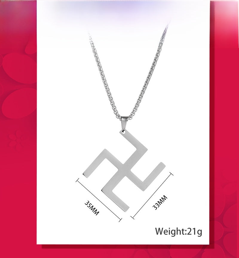 For Necklace Made Of Durable Titanium Steel In Steel Color, Stylish And Long-Lasting Jewelry Accessory
