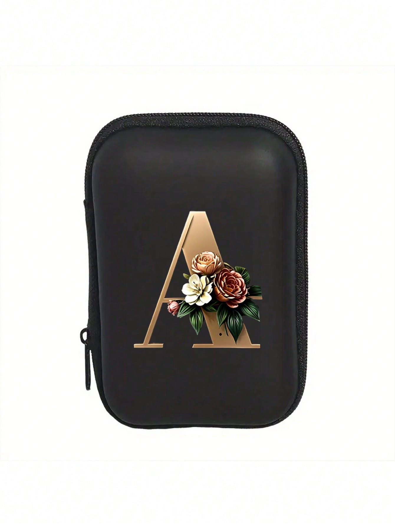 Unisex Square Polyester Digital Bag Featuring Letter Pattern, Waterproof Small Square Bag