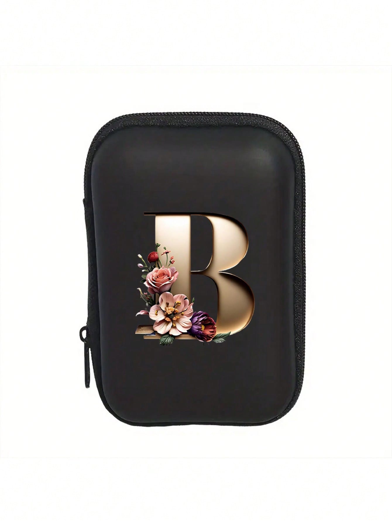 Unisex Square Polyester Digital Bag Featuring Letter Pattern, Waterproof Small Square Bag