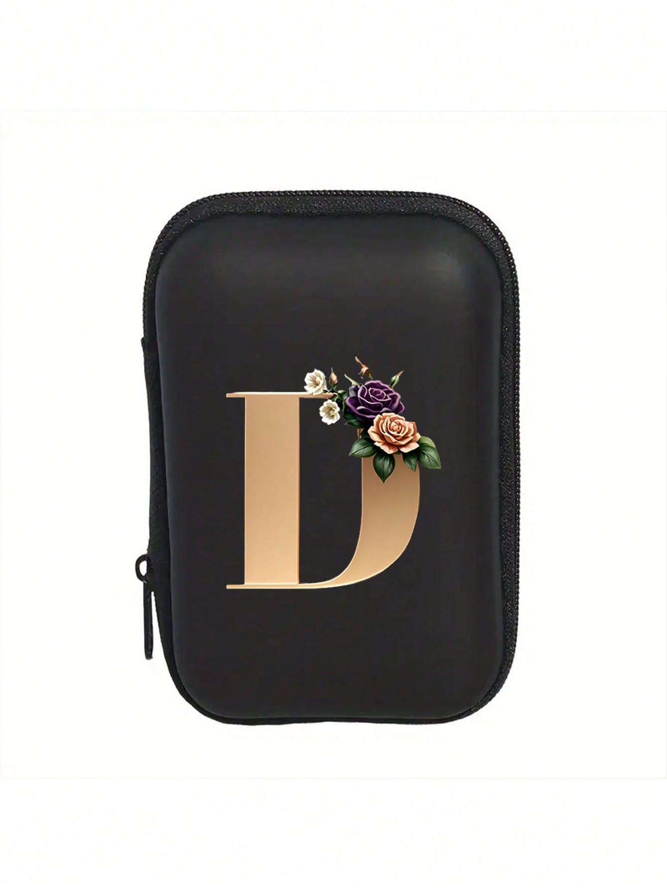 Unisex Square Polyester Digital Bag Featuring Letter Pattern, Waterproof Small Square Bag