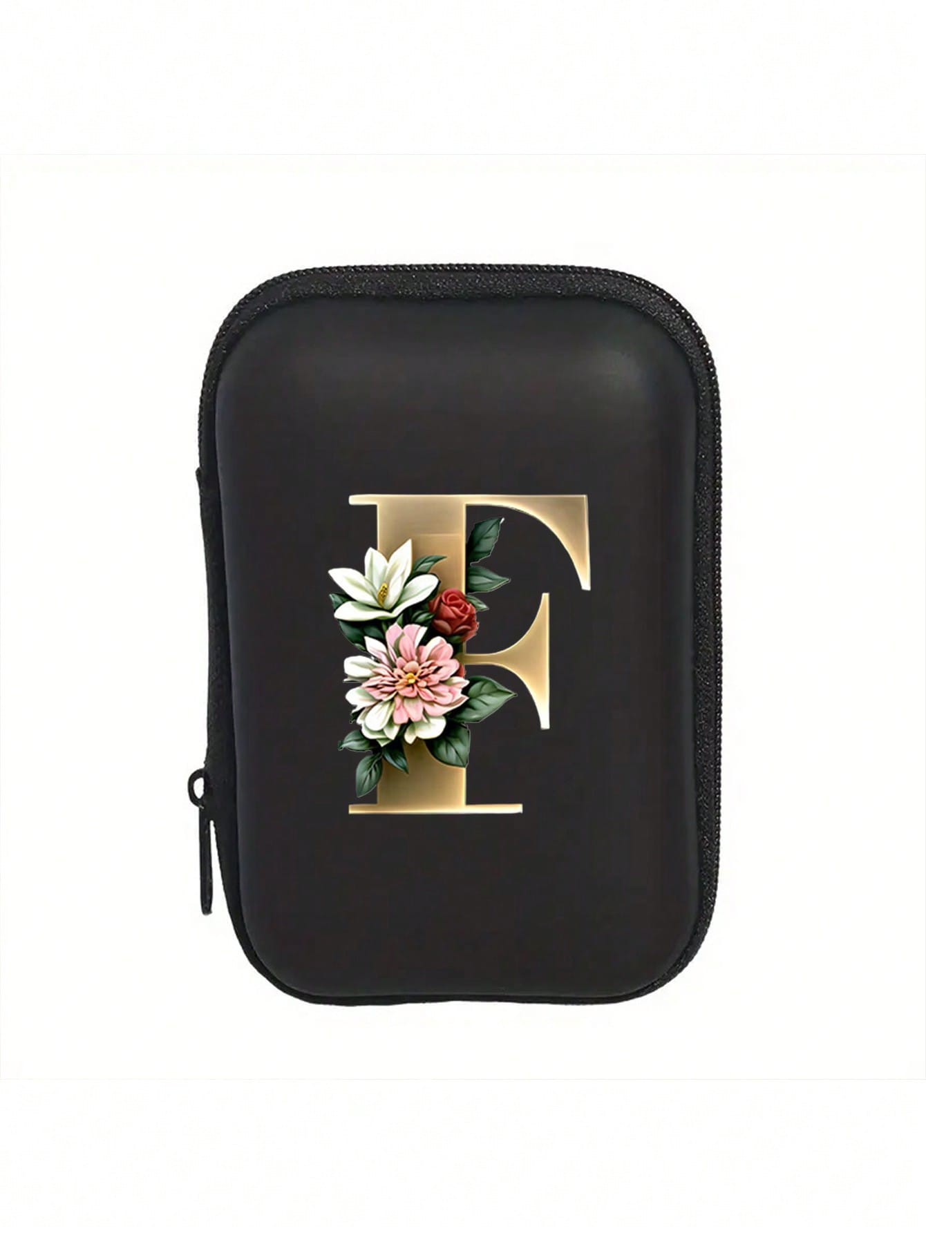 Unisex Square Polyester Digital Bag Featuring Letter Pattern, Waterproof Small Square Bag