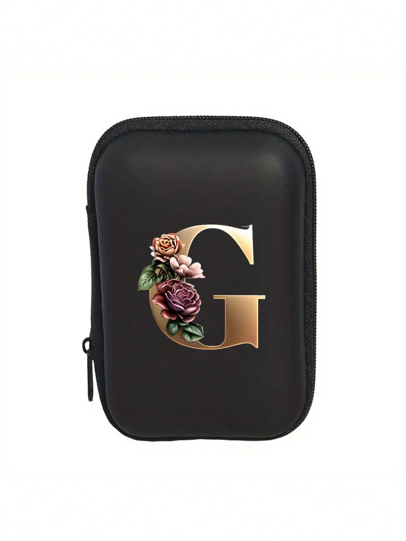 Unisex Square Polyester Digital Bag Featuring Letter Pattern, Waterproof Small Square Bag