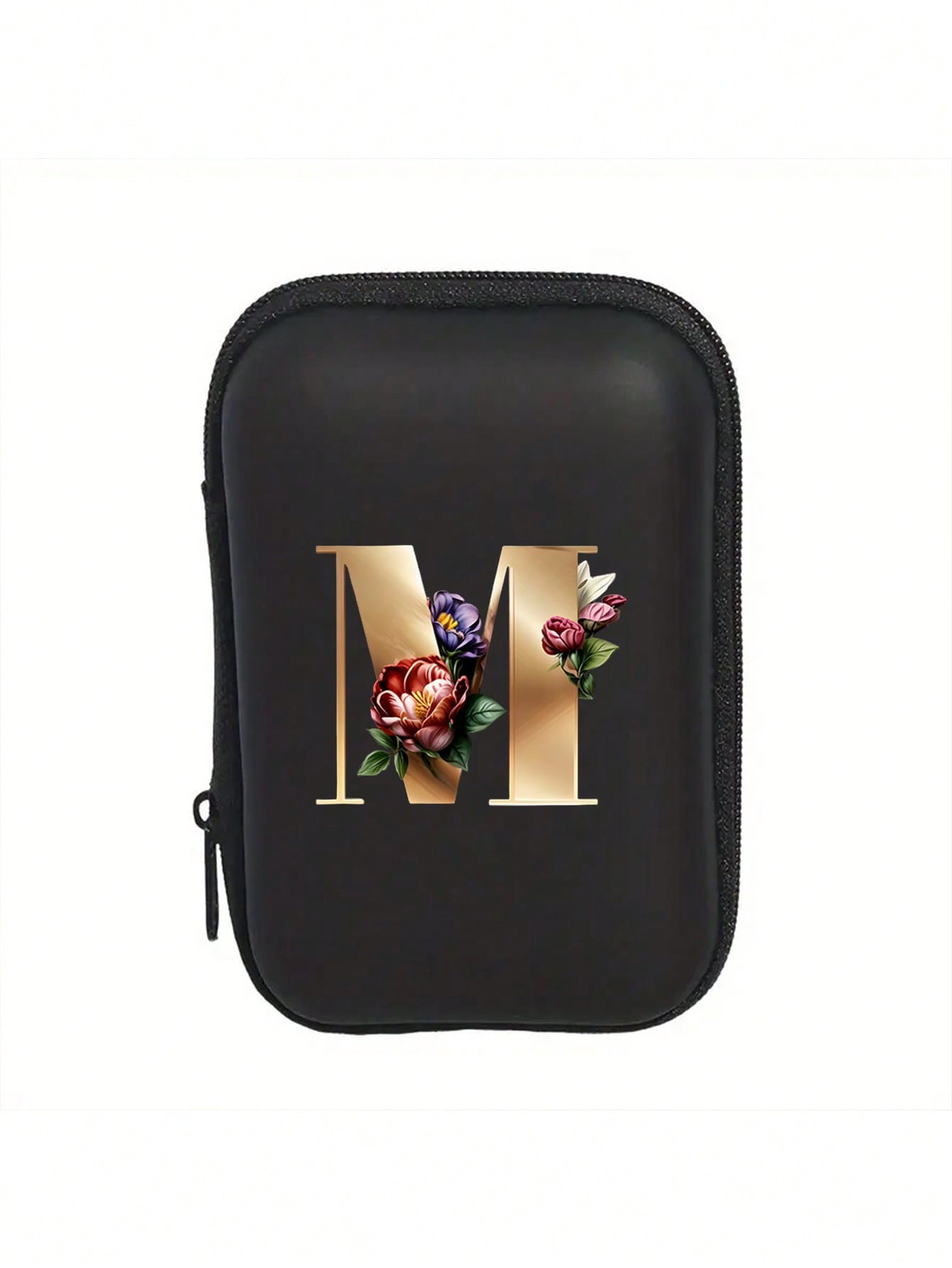 Unisex Square Polyester Digital Bag Featuring Letter Pattern, Waterproof Small Square Bag