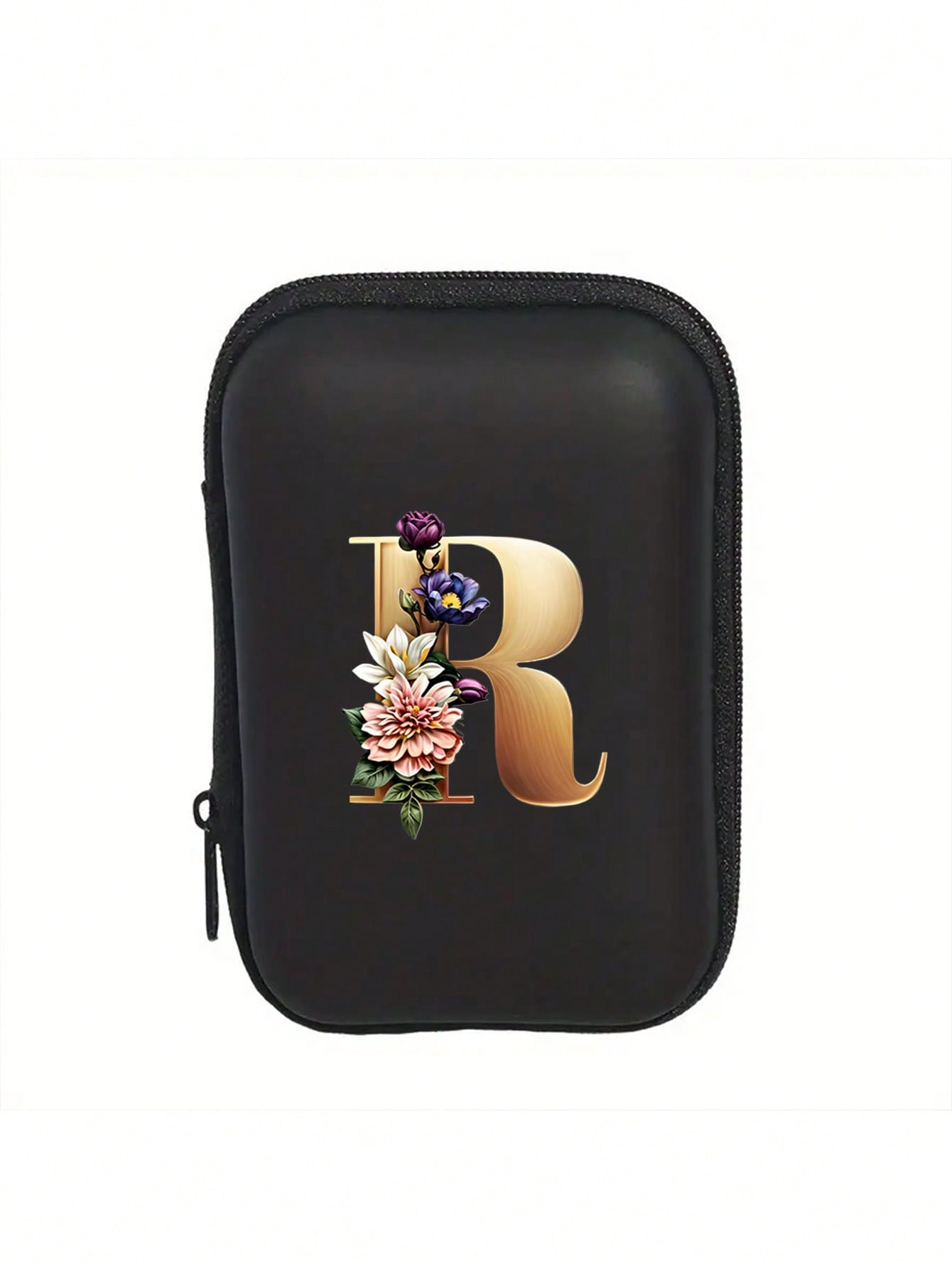 Unisex Square Polyester Digital Bag Featuring Letter Pattern, Waterproof Small Square Bag