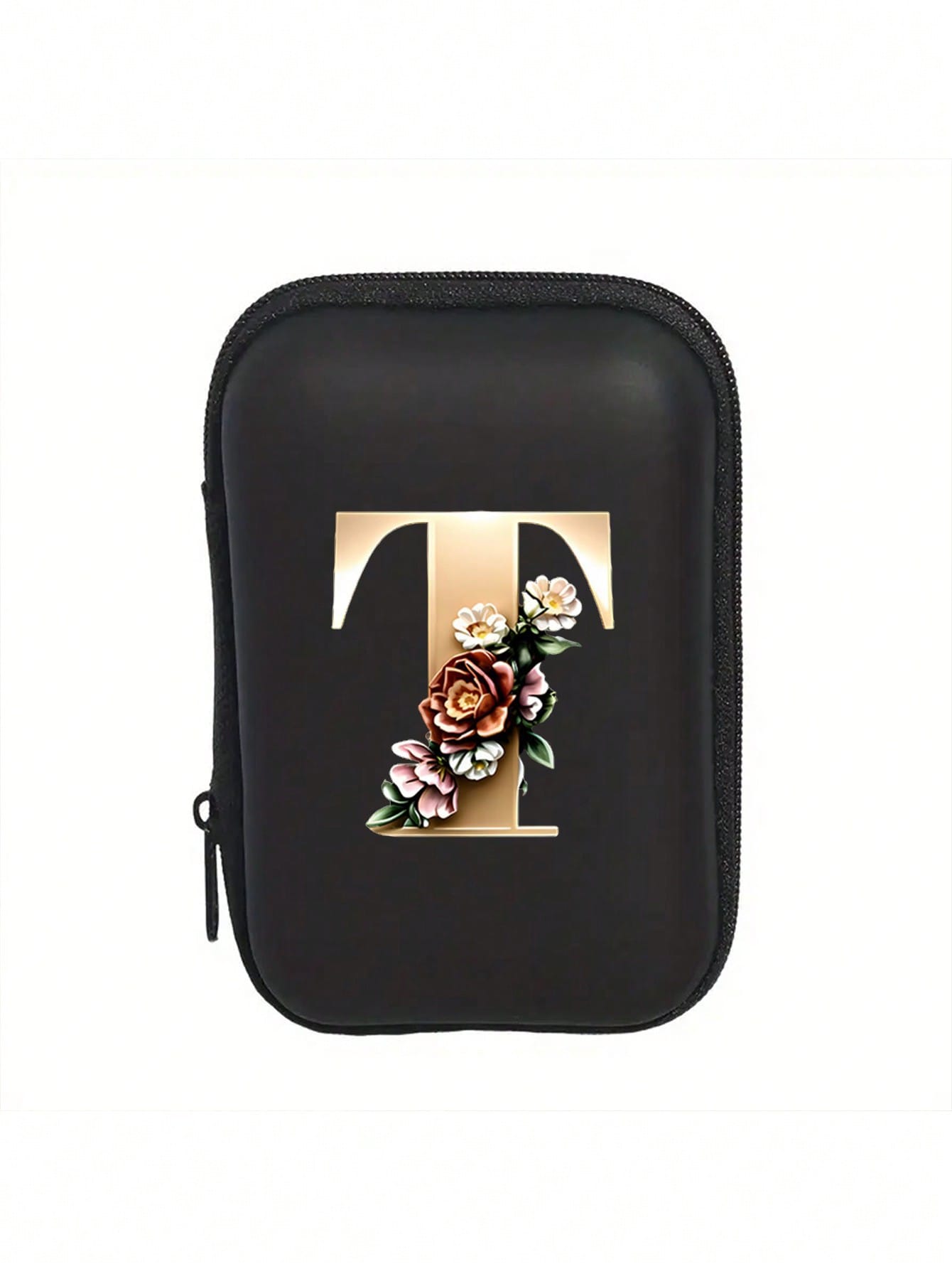 Unisex Square Polyester Digital Bag Featuring Letter Pattern, Waterproof Small Square Bag