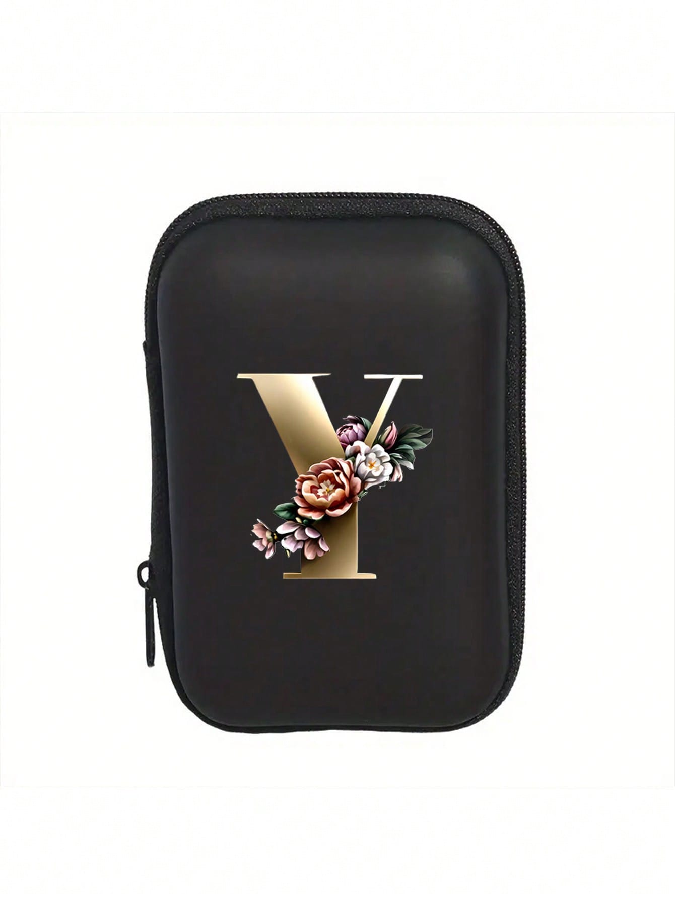 Unisex Square Polyester Digital Bag Featuring Letter Pattern, Waterproof Small Square Bag
