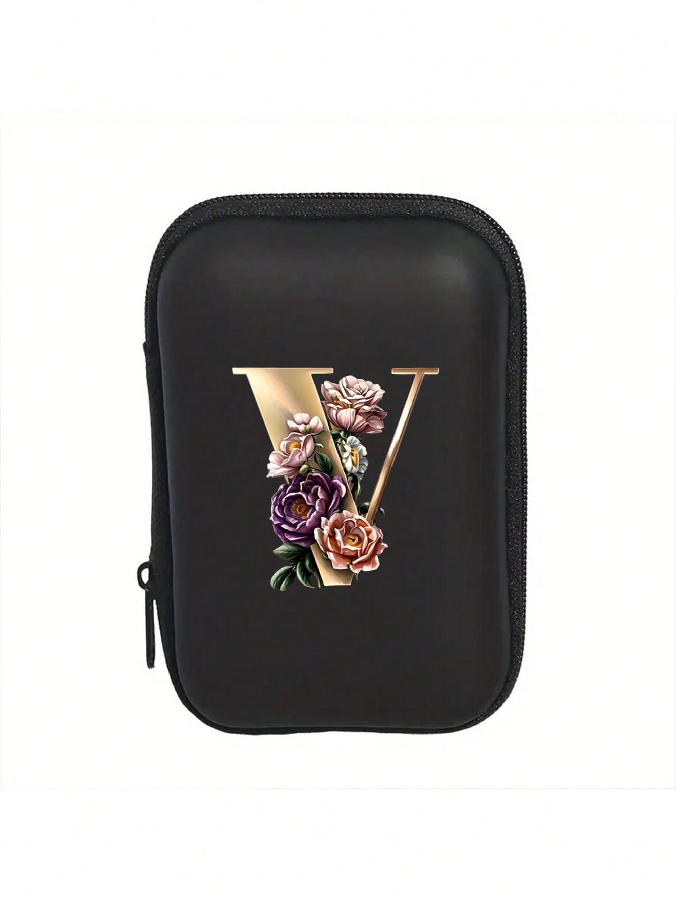 Unisex Square Polyester Digital Bag Featuring Letter Pattern, Waterproof Small Square Bag