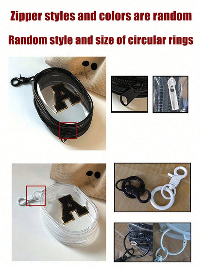 Unisex Square Letter Pattern Polyester Digital Bag With Waterproof Feature, Suitable For All Seasons